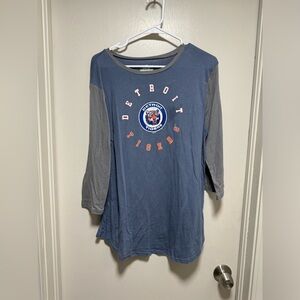 Detroit Tigers Baseball Long Sleeve T Shirt